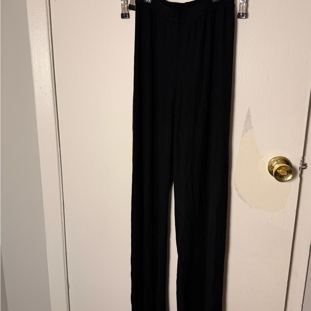 Skims black comfy lounge pants